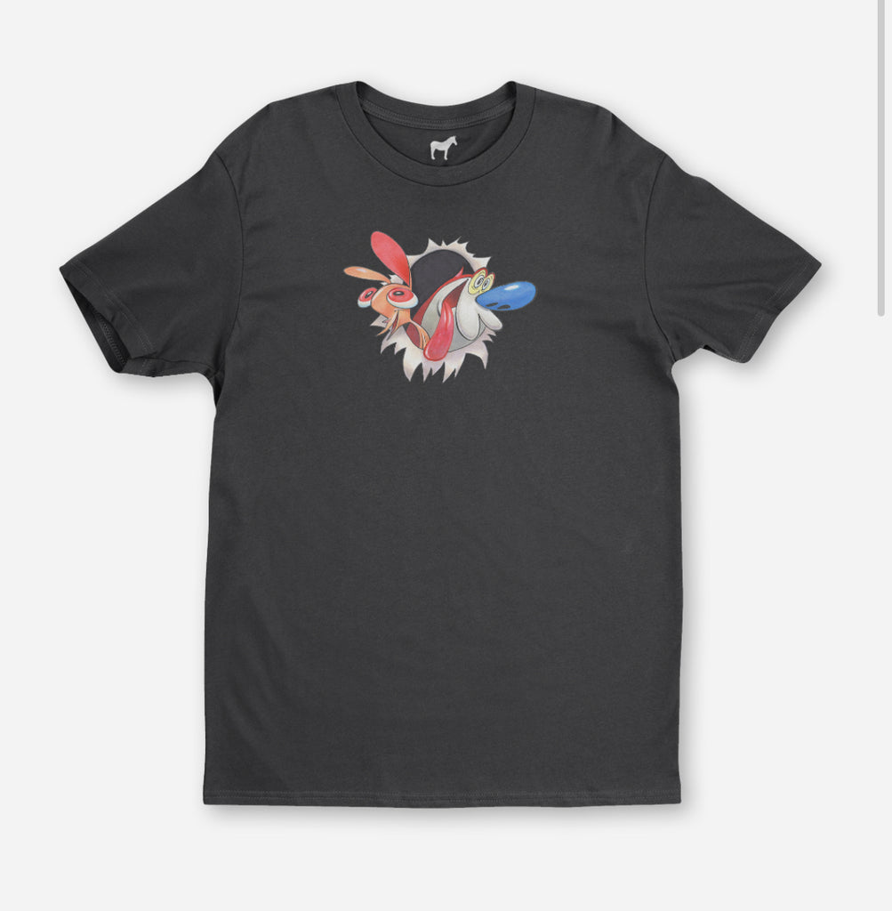 Ren and Stimpy Burst Logo TShirts